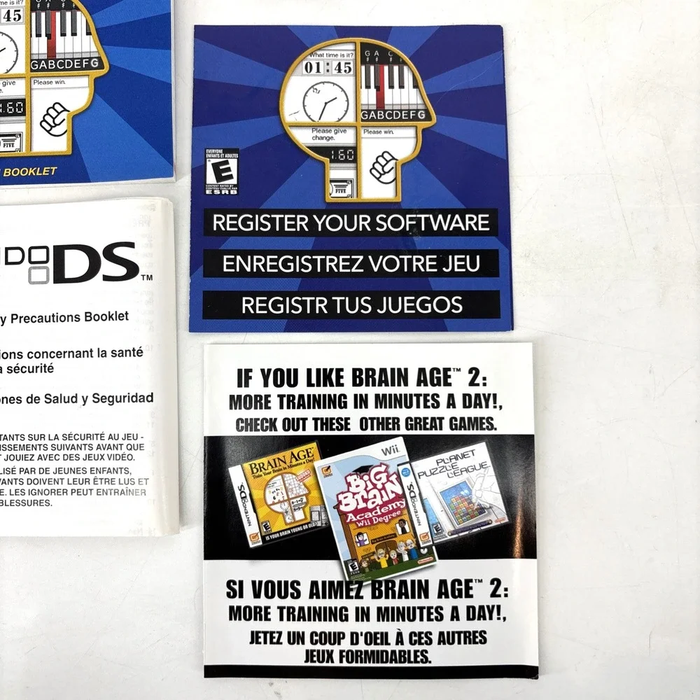 Brain Age 2 More Training in Minutes a Day (Nintendo DS) Complete‎